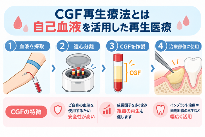 CGF再生療法とは自己血液を活用した再生医療