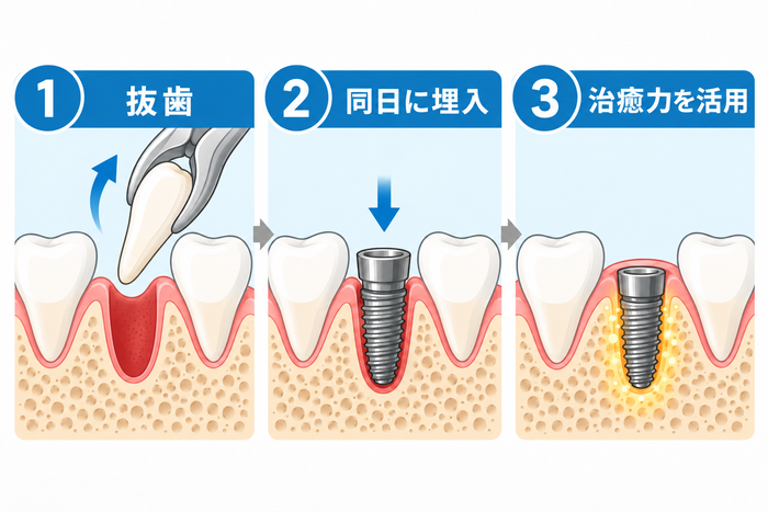 抜歯即時インプラントとは